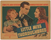 4w0196 LITTLE MISS THOROUGHBRED TC 1938 Ann Sheridan, John Litel, Janet Chapman, horse racing!