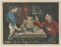 4w0646 LOVE FLOWER LC 1919 D.W. Griffith, close up of two men threatening Richard Barthelmess!