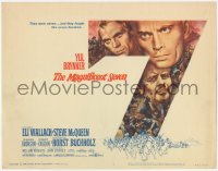 4w0205 MAGNIFICENT SEVEN TC 1960 Yul Brynner, Steve McQueen, John Sturges' 7 Samurai western!