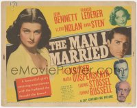 4w0209 MAN I MARRIED TC 1940 Joan Bennett, Lloyd Nolan, Francis Lederer, Anna Sten, Irving Pichel