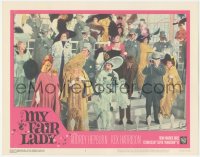 4w0686 MY FAIR LADY LC #5 1964 Audrey Hepburn & Rex Harrison excited at the horse races!