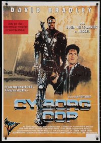 5b0430 CYBORG COP Lebanese 1993 Bradley is born of flesh and turned to steel, kinda like Robocop!