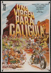 5b0791 UNA VIRGEN PARA CALIGULA Spanish 1982 wacky different Life of Brian parody art by Rojo!