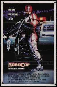 5d0949 ROBOCOP 1sh 1987 Verhoeven classic, Peter Weller is part man, part machine, all cop!