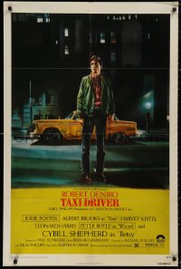 5d1114 TAXI DRIVER 1sh 1976 Guy Peellaert art of Robert De Niro, Martin Scorsese classic!