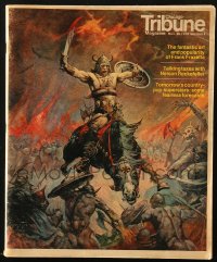 5f0650 CHICAGO TRIBUNE MAGAZINE magazine November 26, 1978 great cover art by Frank Frazetta!