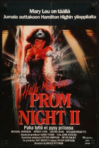 5j0175 HELLO MARY LOU: PROM NIGHT 2 Finnish 1987 she wants to be prom queen even if it kills her again!