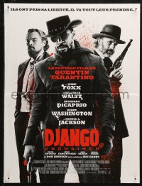 5j0337 DJANGO UNCHAINED French 16x21 2013 Quentin Tarantino, Jamie Foxx, Leonardo DiCaprio, Chris Waltz