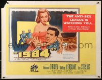 5j0833 1984 1/2sh 1956 anti-sex league watching Edmond O'Brien & Jan Sterling at home, Orwell!