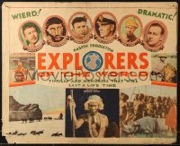 5j0876 EXPLORERS OF THE WORLD 1/2sh 1930s Harold Noice world exploration documentary, ultra rare!