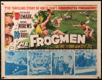 5j0888 FROGMEN 1/2sh 1951 the thrilling story of Uncle Sam's underwater scuba diver commandos!