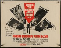 5j0890 FROM RUSSIA WITH LOVE 1/2sh 1964 target Sean Connery is the unkillable James Bond 007!