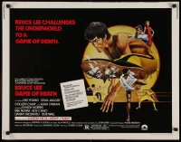 5j0891 GAME OF DEATH 1/2sh 1979 Bruce Lee, Kareem Abdul Jabbar, cool Bob Gleason kung fu art!