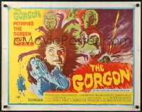 5j0896 GORGON 1/2sh 1965 she had a face only a mummy could love, petrifies the screen with horror!