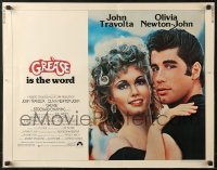 5j0897 GREASE 1/2sh 1978 romantic John Travolta & Olivia Newton-John in a most classic musical!