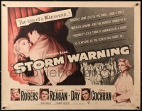 5j0967 STORM WARNING 1/2sh 1951 Ginger Rogers, Ronald Reagan, Doris Day & The Ku Klux Klan!