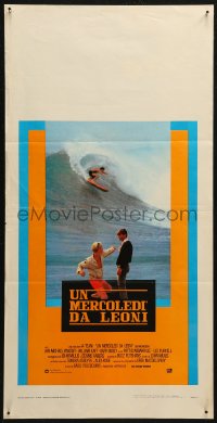 5j0685 BIG WEDNESDAY Italian locandina R1982 John Milius classic surfing movie, different image!