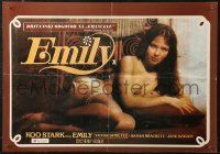 5j1065 EMILY Yugoslavian 19x27 1976 completely different image of sexy English Koo Stark!