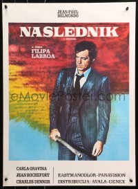 5j1069 EXTERMINATOR Yugoslavian 20x27 1973 L'Heritier, art of Jean Paul Belmondo by Ferracci!