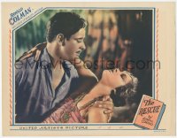 5k1353 RESCUE LC 1929 best c/u of Ronald Colman & sexy Lili Damita, Joseph Conrad novel, rare!