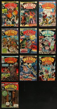 5m0459 LOT OF 10 WEIRD WONDER TALES COMIC BOOKS 1970s from the Marvel Comics Group!