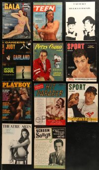 5m0864 LOT OF 11 MAGAZINES 1940s-1980s filled with great images & articles on celebrities!