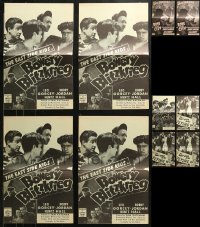 5m0577 LOT OF 10 UNCUT EAST SIDE KIDS REISSUE PRESSBOOKS R1940s Bowery Blitzkrieg, Flying Wild!