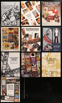 5m0927 LOT OF 10 CAMDEN HOUSE AUCTION CATALOGS 1989-1995 movie memorabilia, posters & more!