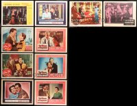 5m0703 LOT OF 10 LOBBY CARDS FROM JOAN CRAWFORD MOVIES 1940s-1950s incomplete sets!