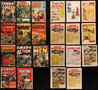 5m0456 LOT OF 11 WAR COMIC BOOKS 1950s a variety of military related stories!