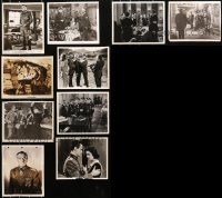 5m0349 LOT OF 10 8X10 STILLS OF NAZIS IN FILM 1940s-1950s scenes from several war movies!