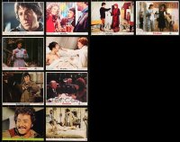 5m0345 LOT OF 10 DUSTIN HOFFMAN COLOR 8X10 STILLS 1960s-1980s great scenes from his movies!