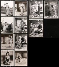 5m0338 LOT OF 11 MACHIKO KYO DELUXE 8X10 STILLS 1956 great portraits from Teahouse of the August Moon!