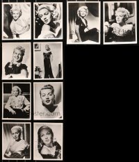 5m0434 LOT OF 10 LANA TURNER 7X8.5 REPRO PHOTOS 1980s sexy portraits of the movie legend!