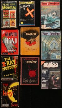 5m0943 LOT OF 10 DIGEST MAGAZINES AND PAPERBACK BOOKS 1940s-1980s filled with great images & info!