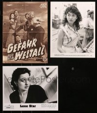 5m0389 LOT OF 1 GERMAN PROGRAM AND 2 8X10 STILLS 1950s-1990s two portraits of Elizabeth Pena!