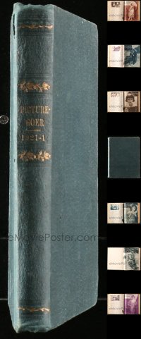 5m0824 LOT OF 1 PICTUREGOER ENGLISH MOVIE MAGAZINES BOUND VOLUME CONTAINING THE FIRST SIX ISSUES 1921