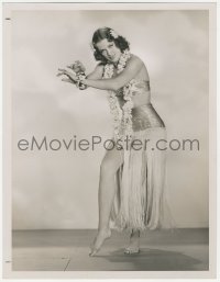 5s0314 HONOLULU deluxe 10x13 still 1939 Eleanor Powell in sexy tropical outfit by Willinger!