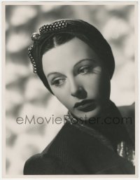 5s0316 I TAKE THIS WOMAN deluxe 10x13 still 1940 portrait of Hedy Lamarr with turban by Willinger!