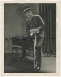 5s0352 RAMON NOVARRO deluxe 10.75x13.75 still 1920s full-length in uniform by Ruth Harriet Louise!