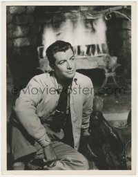 5s0360 ROBERT TAYLOR deluxe 10x13 still 1938 close up relaxing at his Tarzana ranch by Willinger!