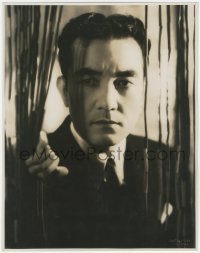 5s0364 SESSUE HAYAKAWA deluxe 10.75x13.75 still 1931 Daughter of the Dragon portrait by Otto Dyar!