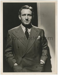 5s0365 SPENCER TRACY deluxe 10x13 still 1937 suit & tie c/u about to make Mannequinn by Willinger!