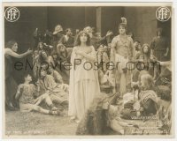 5s0094 SIGN OF THE CROSS 8x10 LC 1914 William Farnum with Rosina Henley at climax, ultra rare!