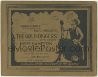 5s0180 GOLD DIGGERS TC 1923 Hope Hampton surrounded by riches, printed on gold paper, ultra rare!