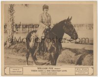 5s0223 HER GREATEST LOVE LC 1917 great portrait of Theda Bara sitting on horse, ultra rare!