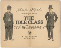 5s0181 IDLE CLASS TC 1921 Charlie Chaplin as The Tramp and in tuxedo and top hat, ultra rare!