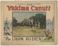 5s0230 IRON RIDER LC 1926 cowboys on horses raise their hats as Yakima Canutt rides away, rare!