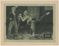 5s0255 ROMEO & JULIET LC 1924 sexy belly dancer tries to seduce cross-eyed Ben Turpin, ultra rare!