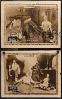 5s0171 SAUCY MADELINE 4 LCs 1918 Ben Turpin & Mack Sennett bowling comedy short, ultra rare!